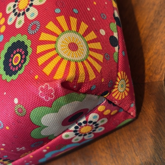 Igloo  cooler Lunchbox  hot/ cool pack bag  heavy nylon  bright pink floral - Picture 11 of 16